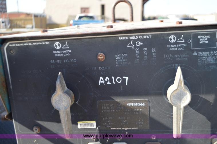 image for item K5314 Miller Bobcat 225G welder/generator