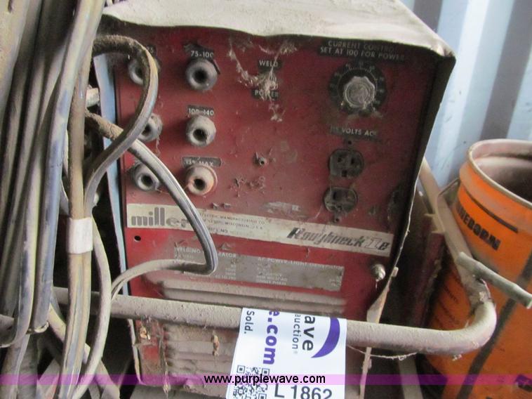 image for item L1862 Miller Roughneck 1E power pack welder/generator