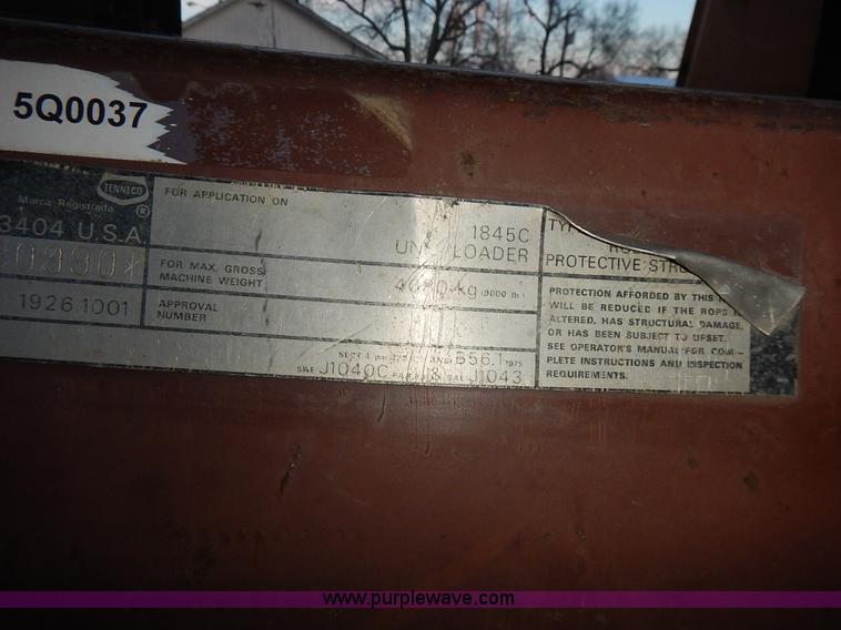 image for item L3587 1988 Case 1845C skid steer