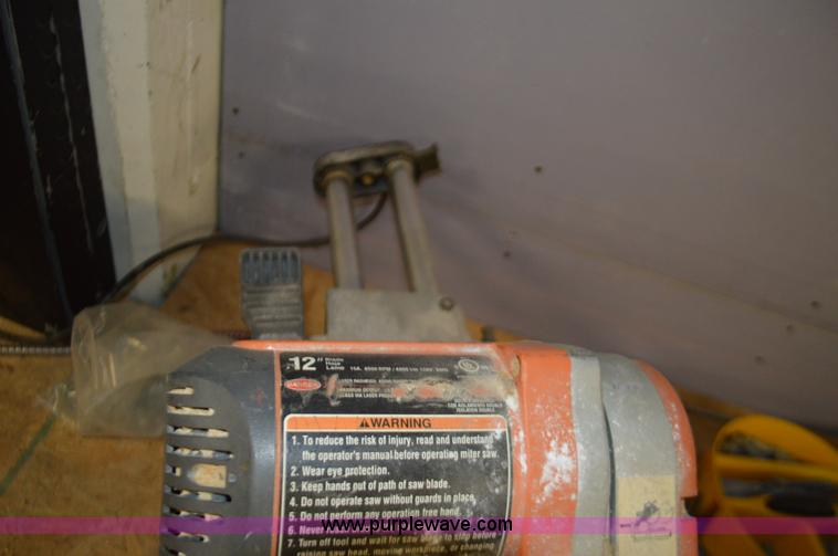 image for item L4609 Ridgid 12" miter saw