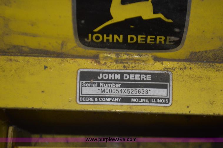 image for item L4625 John Deere snow plow