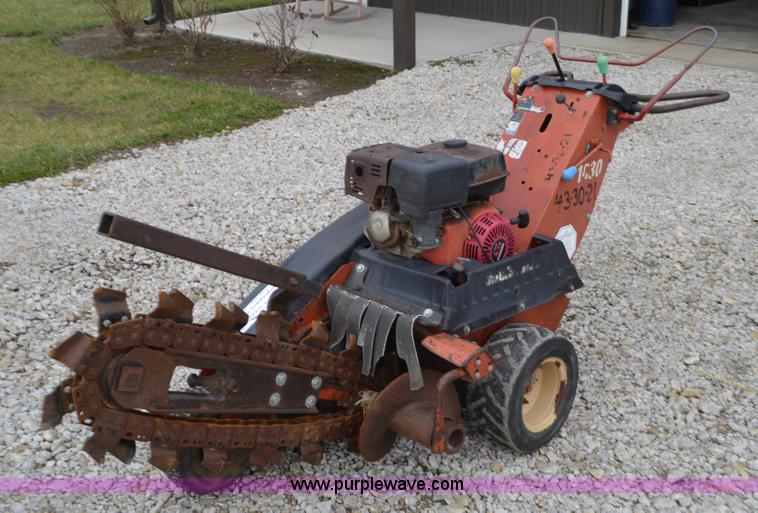 image for item L4659 2001 Ditch Witch 1030 walk-behind trencher