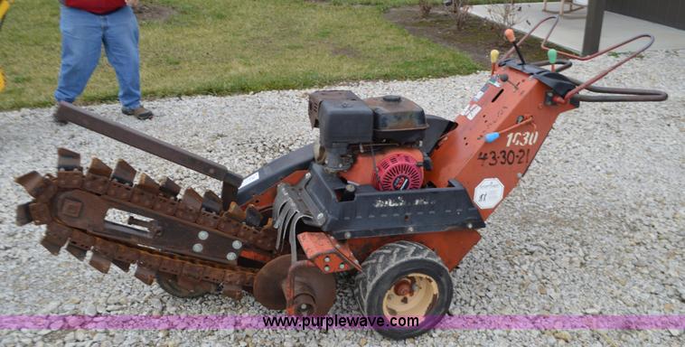 image for item L4659 2001 Ditch Witch 1030 walk-behind trencher
