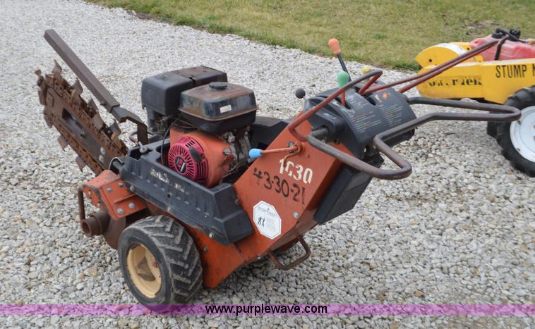 image for item L4659 2001 Ditch Witch 1030 walk-behind trencher
