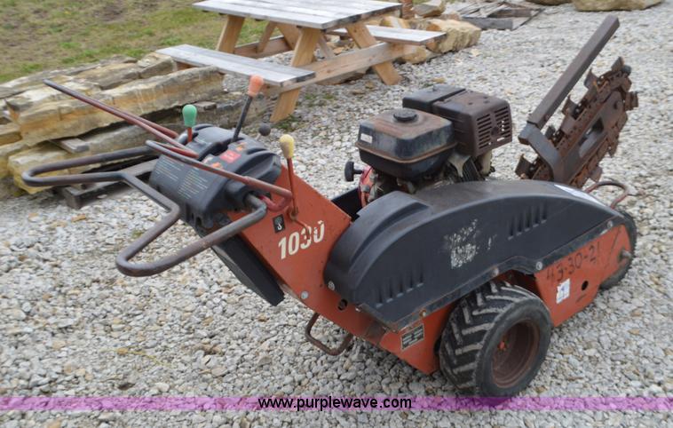 image for item L4659 2001 Ditch Witch 1030 walk-behind trencher