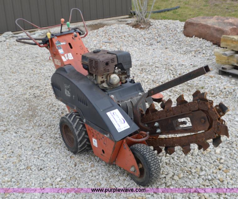 image for item L4659 2001 Ditch Witch 1030 walk-behind trencher