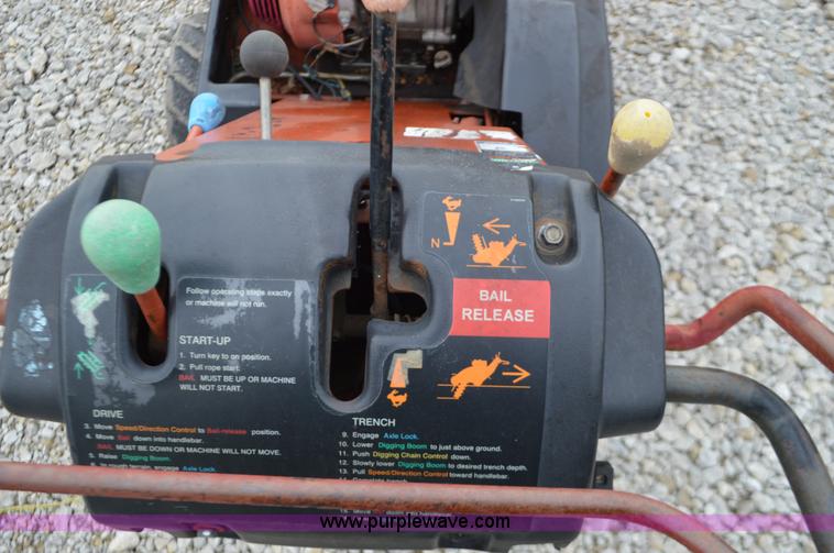 image for item L4659 2001 Ditch Witch 1030 walk-behind trencher