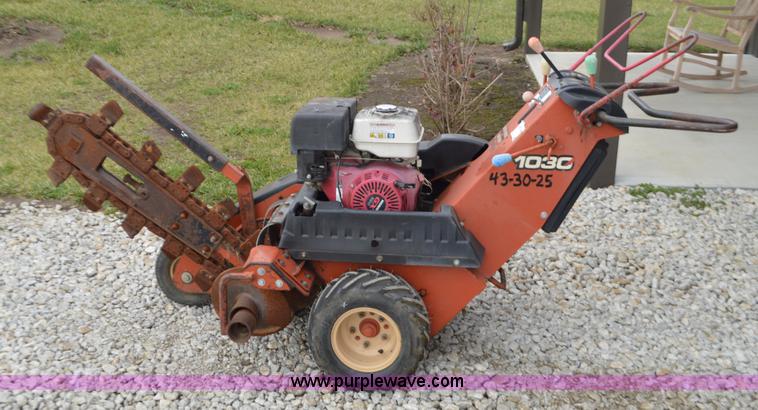 image for item L4660 2006 Ditch Witch 1030 walk-behind trencher