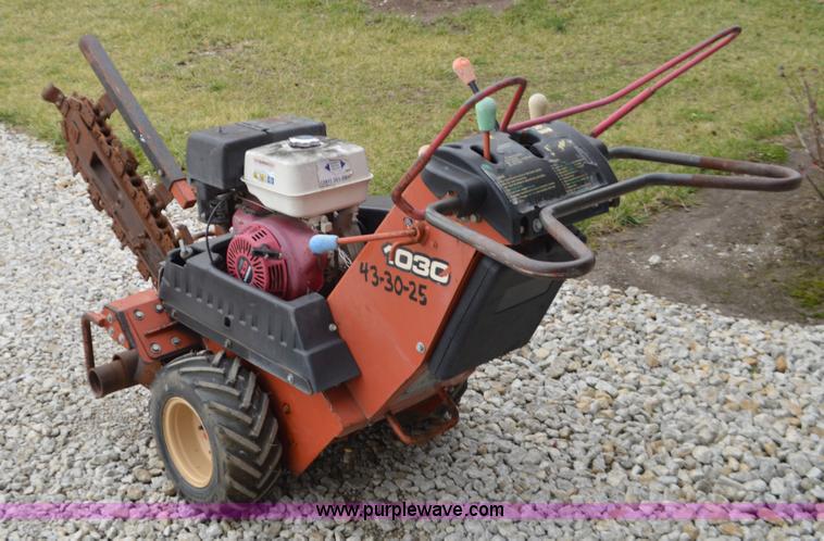image for item L4660 2006 Ditch Witch 1030 walk-behind trencher