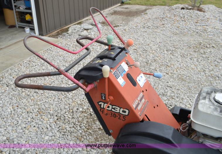 image for item L4660 2006 Ditch Witch 1030 walk-behind trencher
