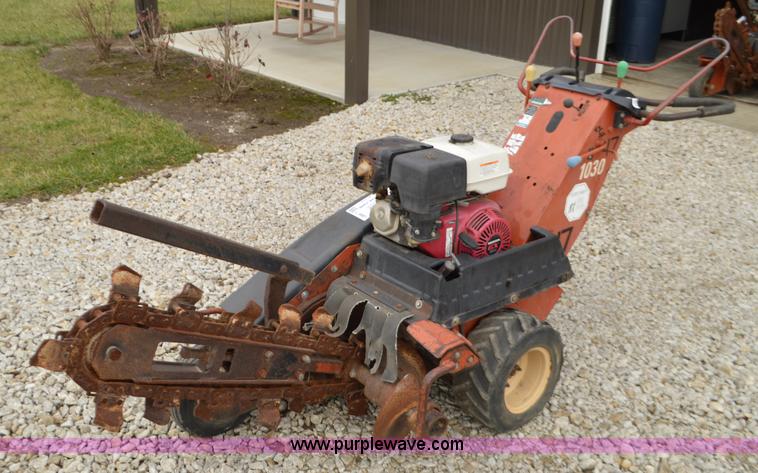 image for item L4661 2001 Ditch Witch 1030 walk-behind trencher