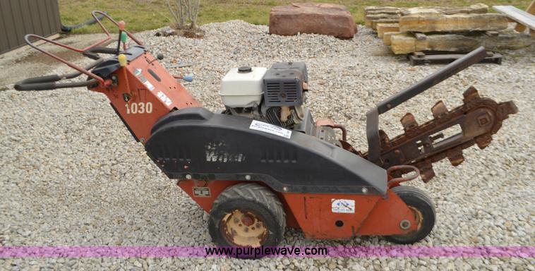 image for item L4661 2001 Ditch Witch 1030 walk-behind trencher