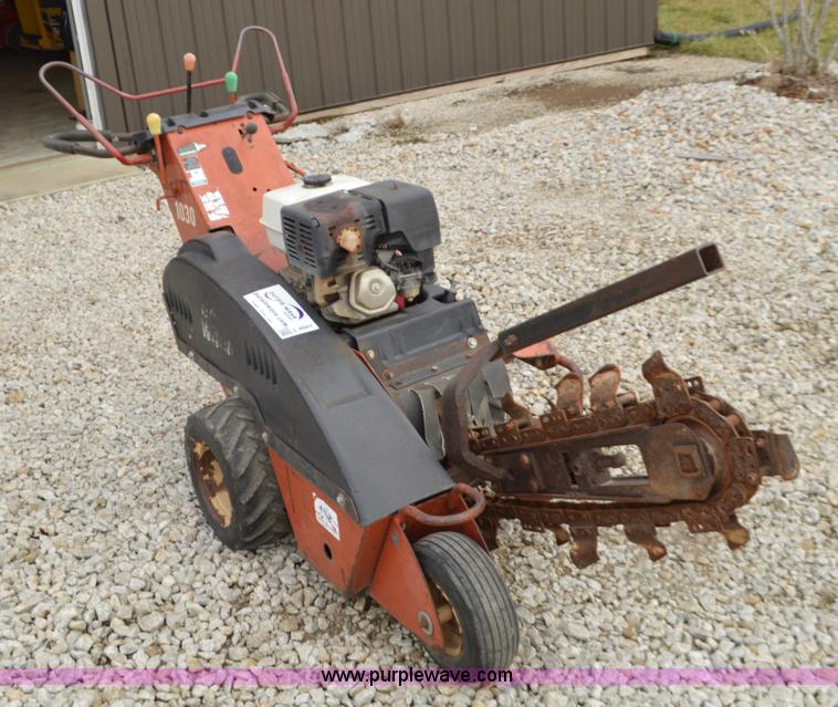 image for item L4661 2001 Ditch Witch 1030 walk-behind trencher