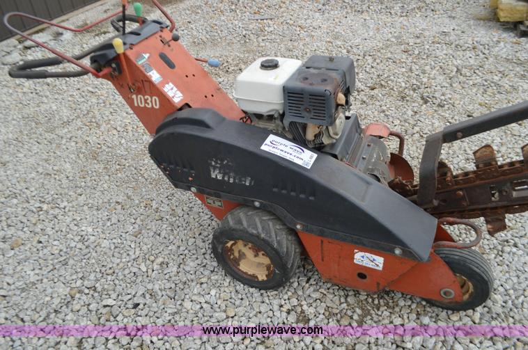 image for item L4661 2001 Ditch Witch 1030 walk-behind trencher