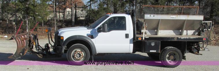 image for item L5358 2008 Ford F550 dump flatbed truck