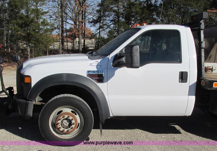 image for item L5358 2008 Ford F550 dump flatbed truck