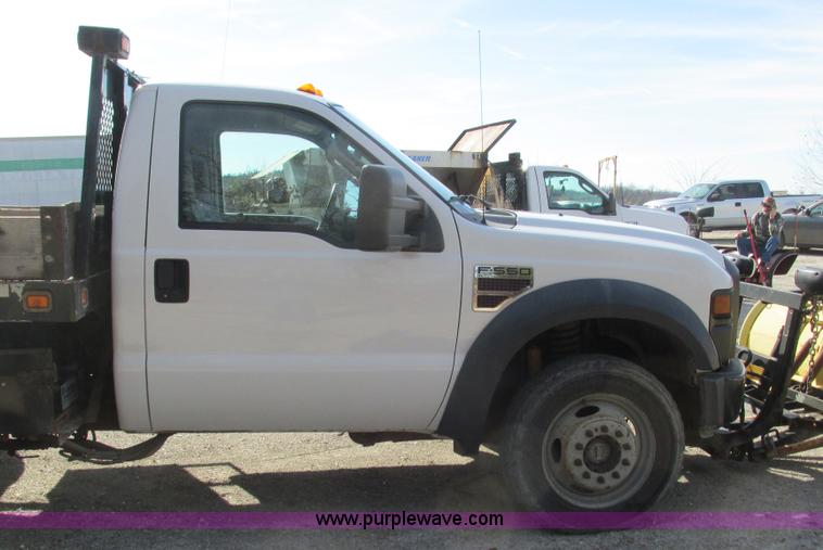 image for item L5365 2008 Ford F550 dump flatbed truck