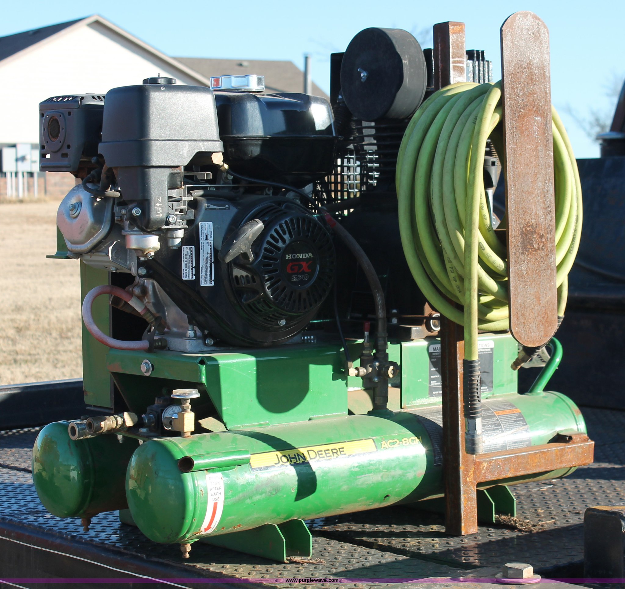 John Deere Air Compressor >> John Deere Ac2 8gh Air Compressor Item H8010 Sold Decem John Deere Air Compressor >> John Deere Ac2 8gh Air Compressor Item H8010 Sold Decem