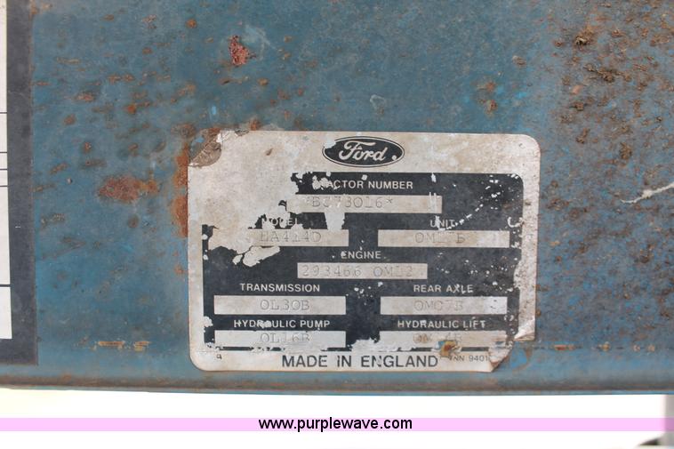 image for item AO9425 1990 Ford 6610 Series II tractor