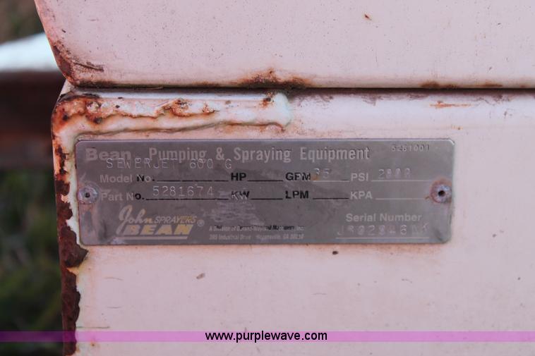 image for item AO9430 John Bean SewerJet 600 sewer jetter