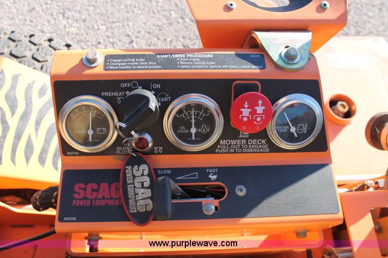 image for item AO9431 2012 Scag Turf Tiger ZTR lawn mower