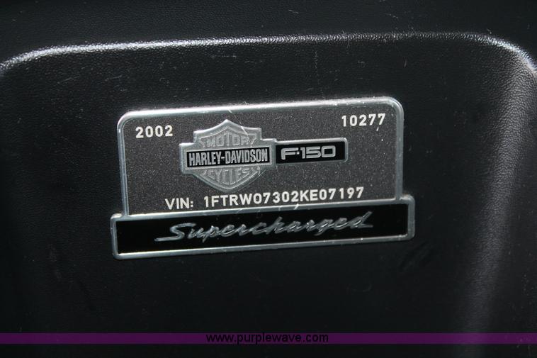 image for item AO9434 2002 Ford F150 Harley-Davidson SuperCrew pickup truck