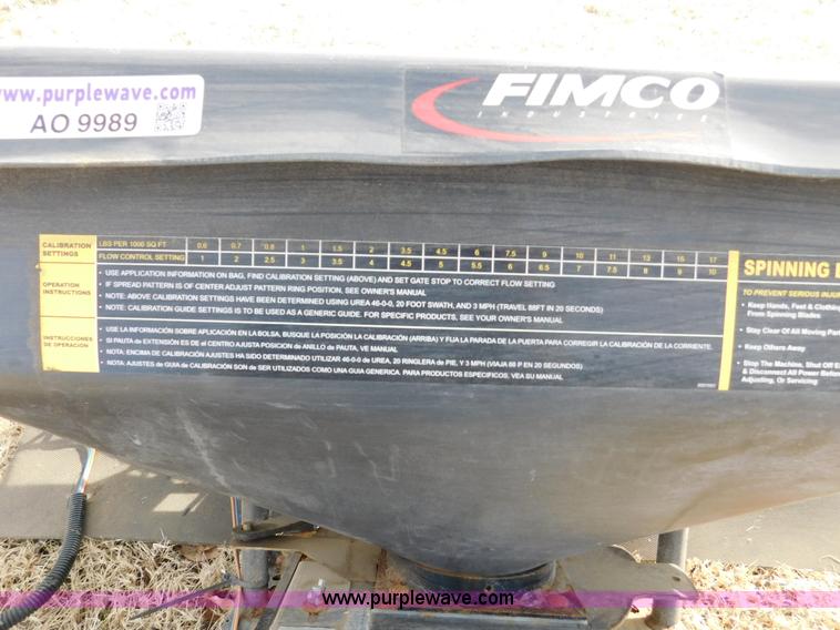 image for item AO9989 2011 Fimco ATV-DMS-12V spreader