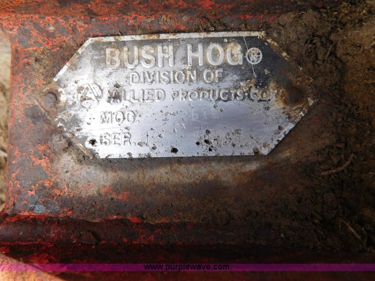 image for item AW9295 Bush Hog 2610 rotary mower