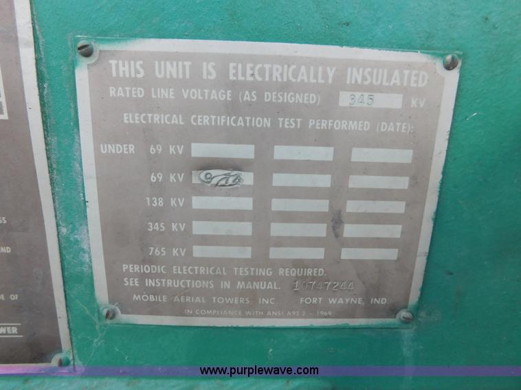 image for item AW9296 1976 Chevrolet C60 bucket truck