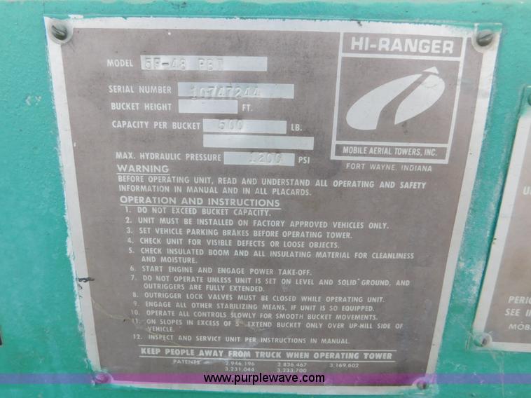 image for item AW9296 1976 Chevrolet C60 bucket truck