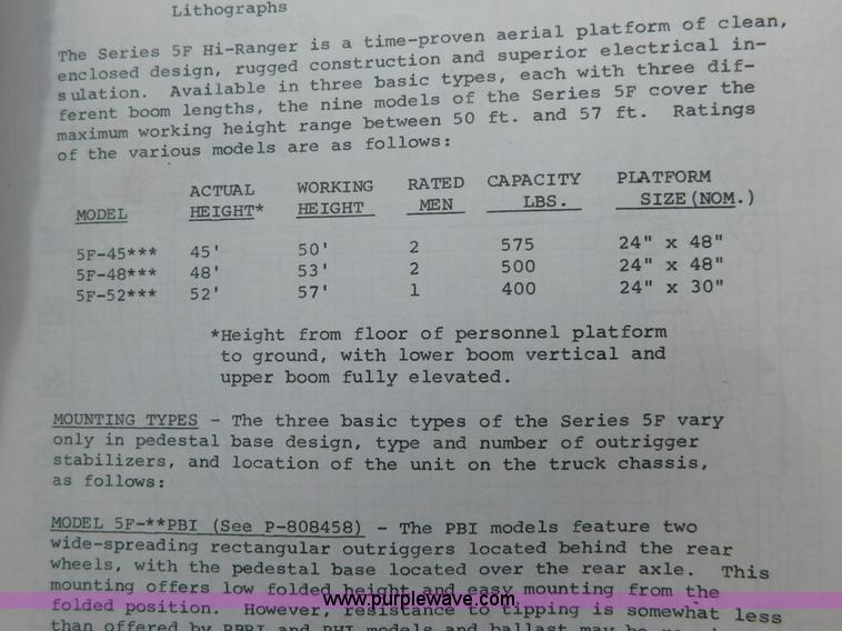 image for item AW9296 1976 Chevrolet C60 bucket truck
