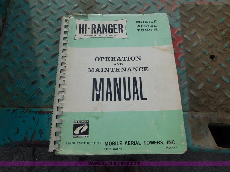 image for item AW9296 1976 Chevrolet C60 bucket truck