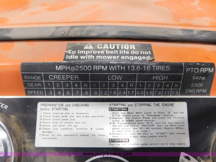 image for item AW9298 1981 Allis Chalmers 5020 tractor