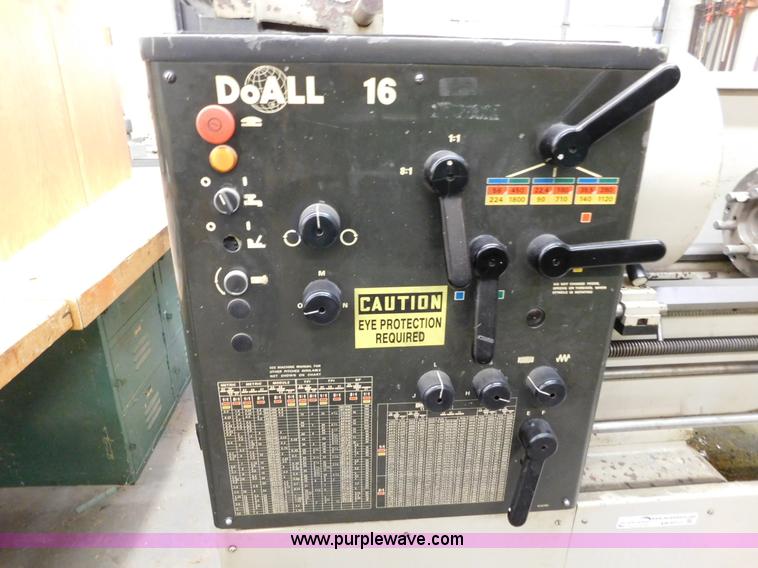 image for item AW9310 Doall Doall16 engine lathe