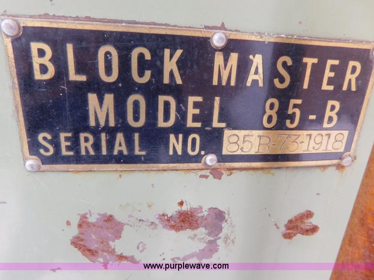 image for item AW9313 SV 85-B blockmaster