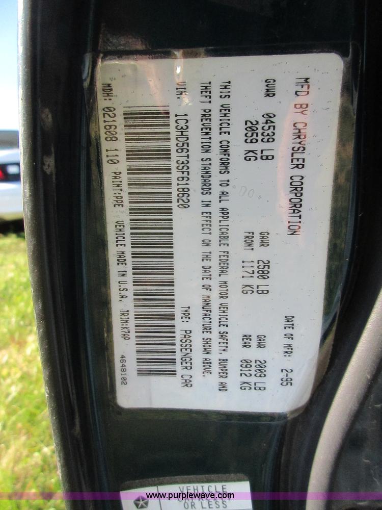 image for item BB9025 1995 Chrysler Concorde