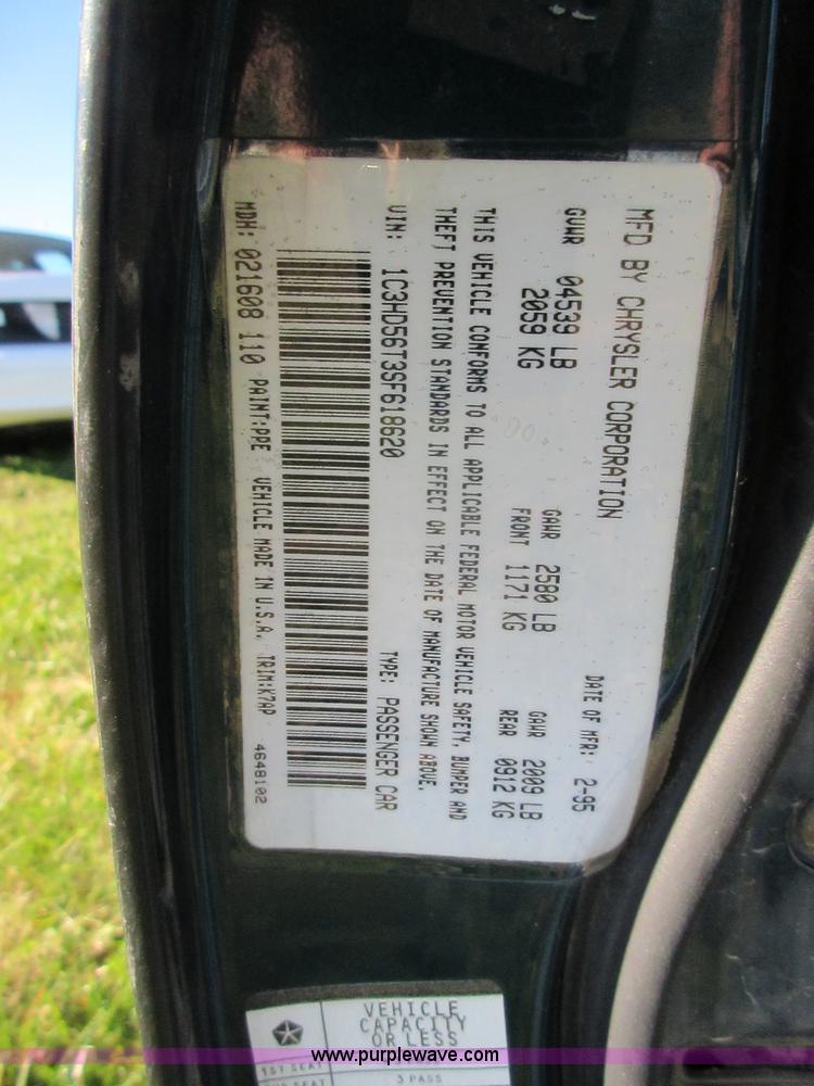 image for item BB9025 1995 Chrysler Concorde