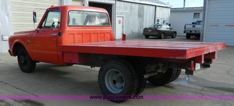 image for item J5160 1969 Chevrolet C30 flatbed pickup truck