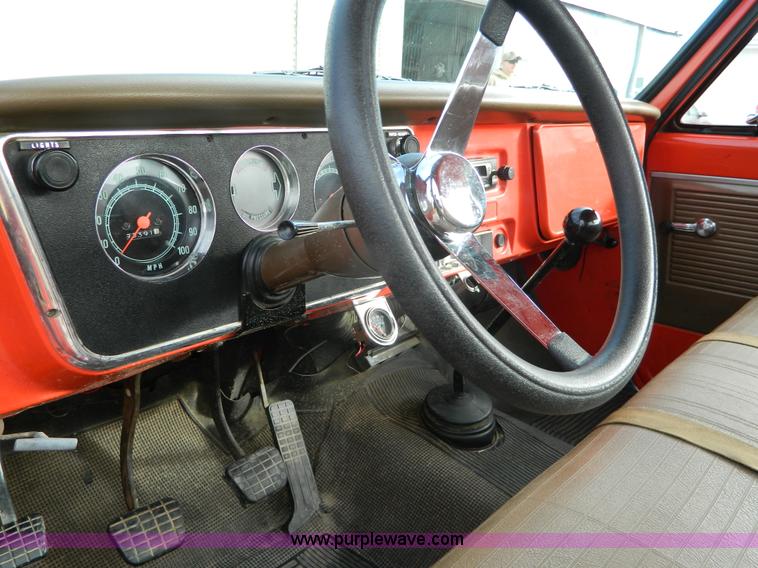 image for item J5160 1969 Chevrolet C30 flatbed pickup truck