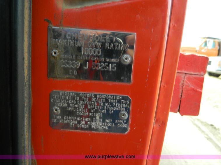 image for item J5160 1969 Chevrolet C30 flatbed pickup truck