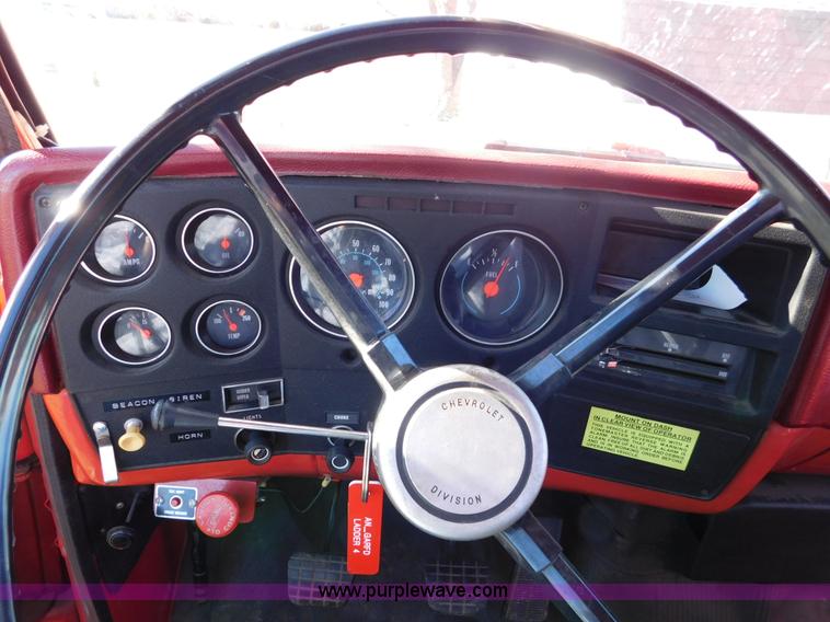 image for item J7483 1979 Chevrolet C70 Custom Deluxe fire truck