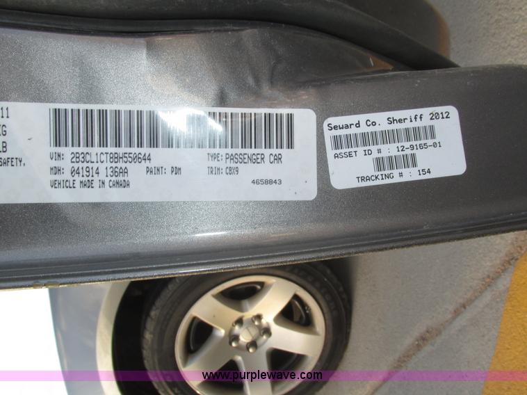 image for item J8762 2011 Dodge Charger Police