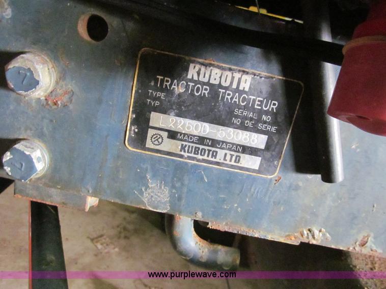 image for item L1945 Kubota L2250 MFWD tractor