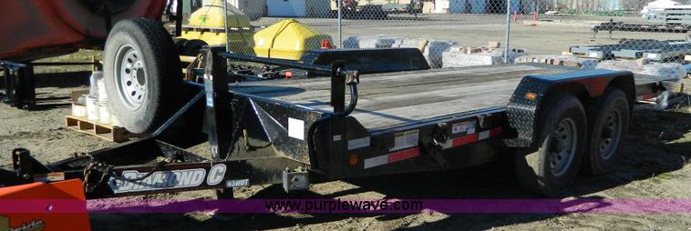 image for item BT9790 2011 Diamond C 45HDT tilt bed utility trailer