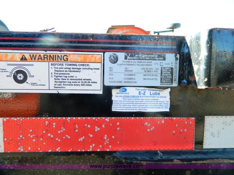 image for item BT9790 2011 Diamond C 45HDT tilt bed utility trailer