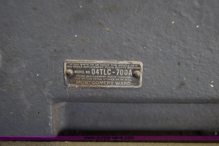 image for item BK9829 Montgomery Ward lathe