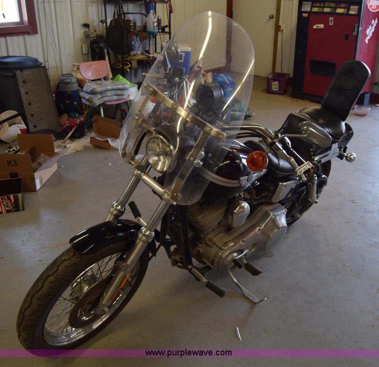 image for item BK9837 2003 Harley Davidson Super Glide motorcycle