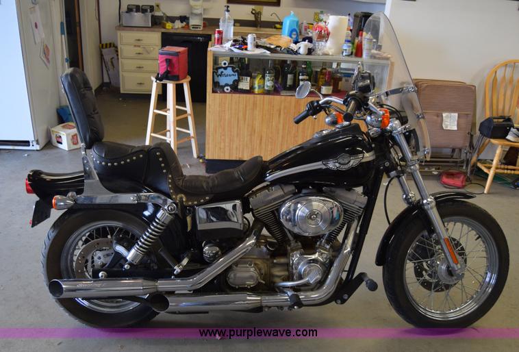 image for item BK9837 2003 Harley Davidson Super Glide motorcycle