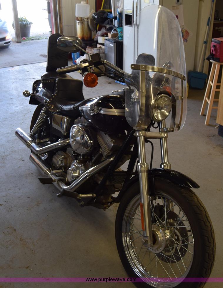 image for item BK9837 2003 Harley Davidson Super Glide motorcycle