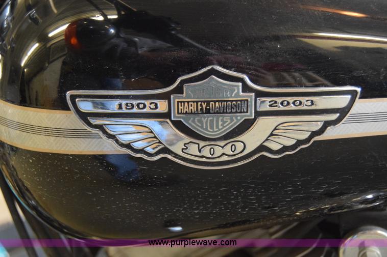 image for item BK9837 2003 Harley Davidson Super Glide motorcycle